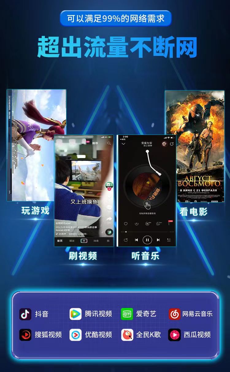 超出流量不断网